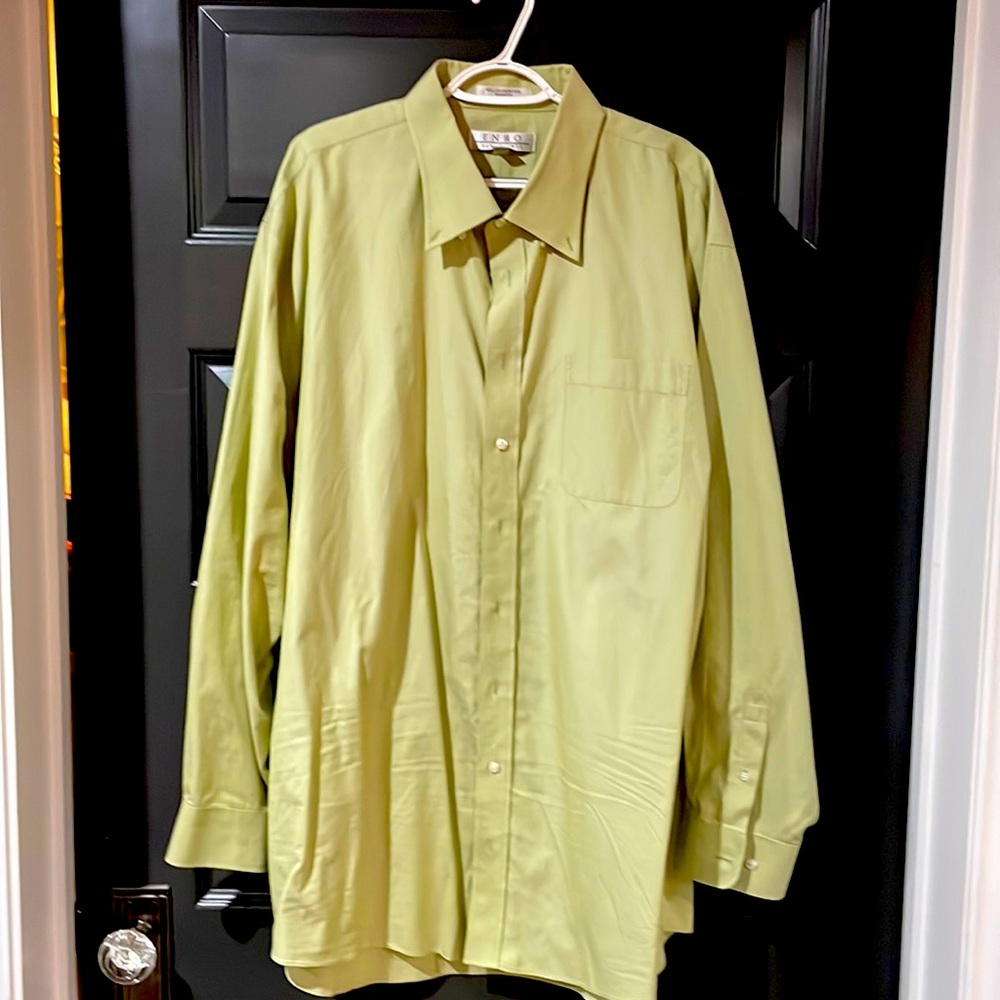 Green dress shirt